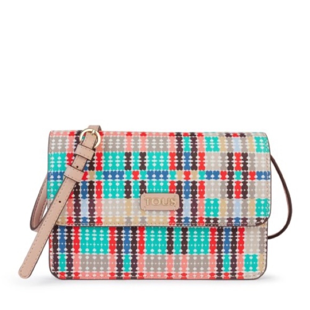 Tous Vibrant Plaid Crossbody Bag